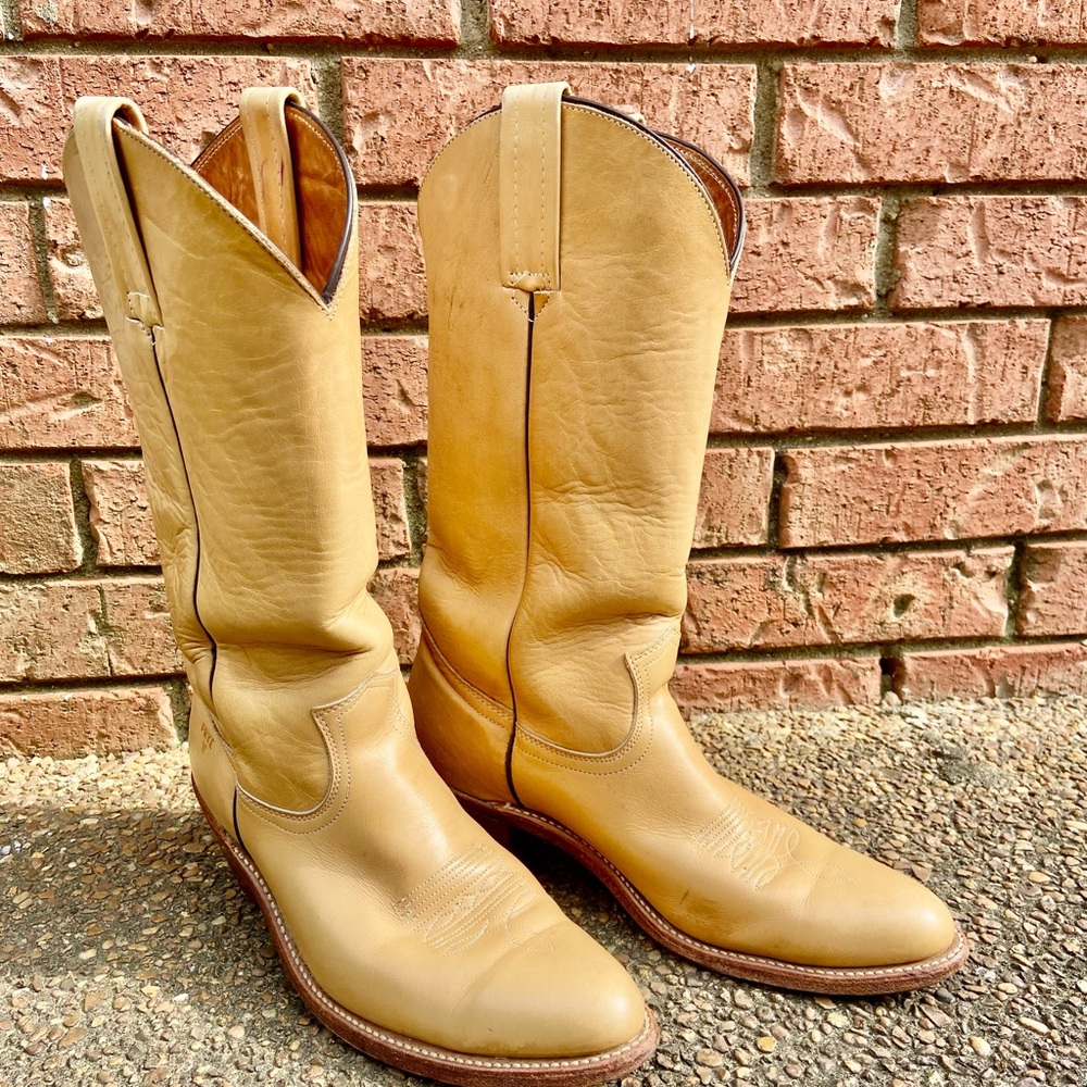 FRYE Vintage Cowboy Boots/ Size 10 1/2 B
